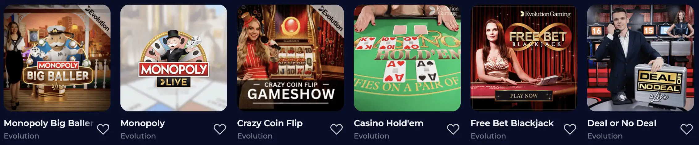 NineCasino Live Games